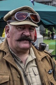 Canadian Soldier at Armed Forces Day, Glasgow, Scotland