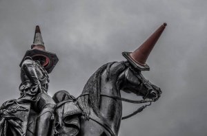 Duke of Wellington Statue, Gallery of Modern Art, Glasgow, Scotland